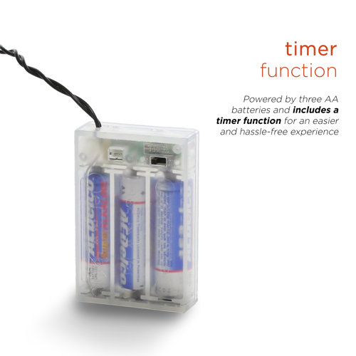 Williston Marro 7.5'' Indoor LED Battery Powered 10 Bulb Globe